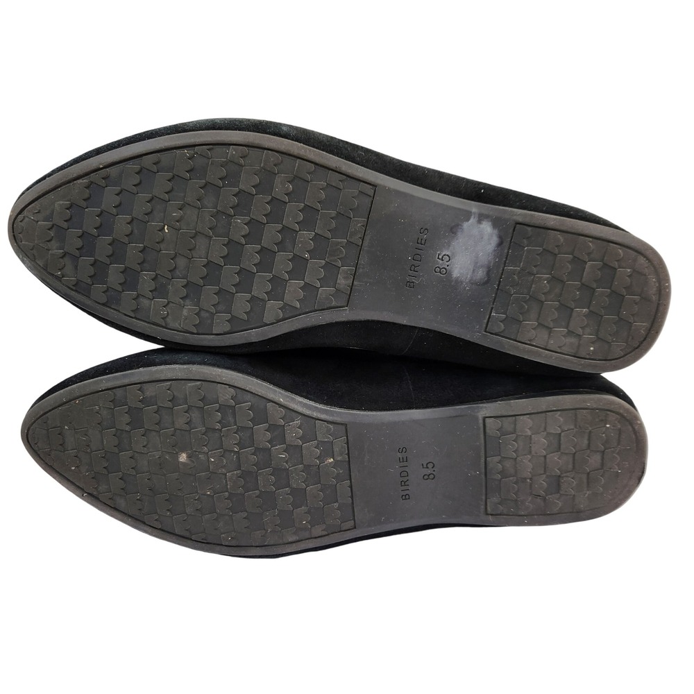 Birdies The Blackbird Suede Pointed Toe Loafer Flat Shoes Women's Size 8.5 - Picture 3 of 8